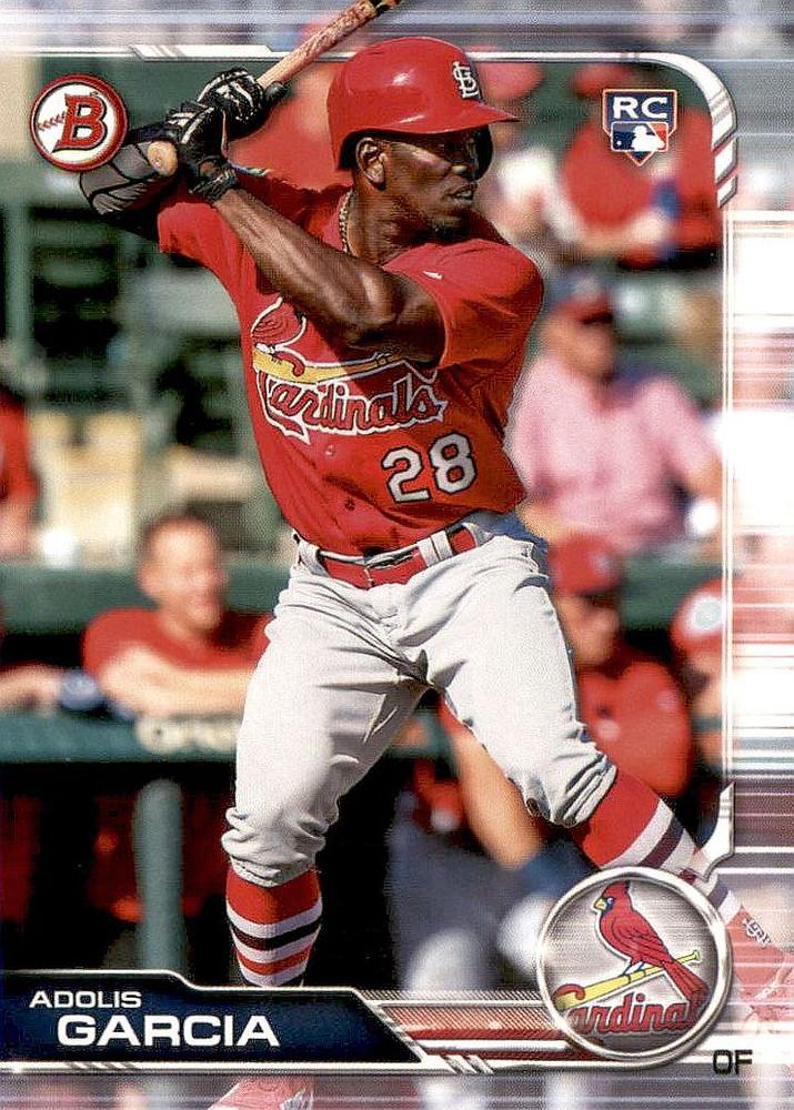 2019 Bowman Adolis Garcia RC #84 St. Louis Cardinals