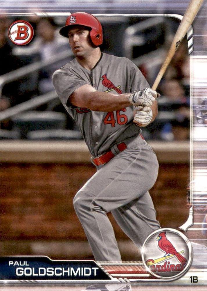 2019 Bowman Paul Goldschmidt #85 St. Louis Cardinals