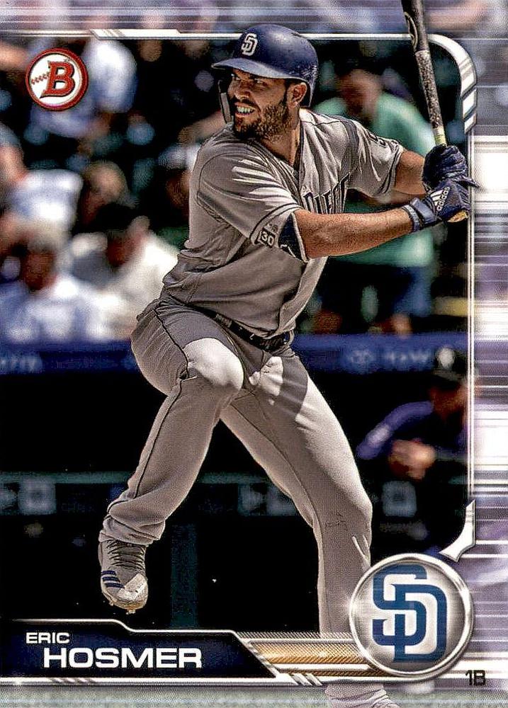2019 Bowman Eric Hosmer #86 San Diego Padres