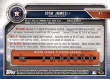 Load image into Gallery viewer, 2019 Bowman Josh James RC #87 Houston Astros
