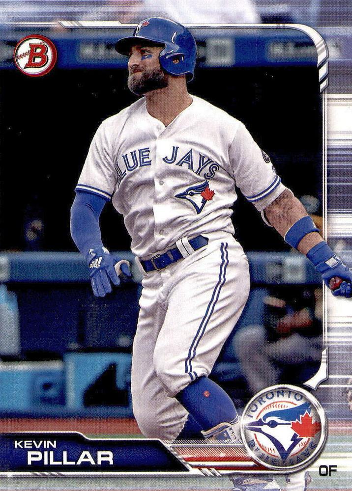 2019 Bowman Kevin Pillar #95 Toronto Blue Jays