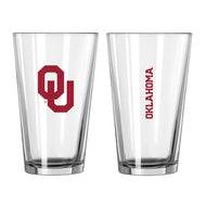 Oklahoma Sooners 16oz Gameday Pint Glass