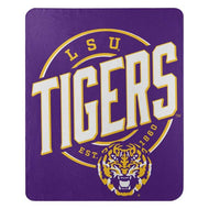 LSU Tigers Campaign Fleece Blanket - walk-of-famesports