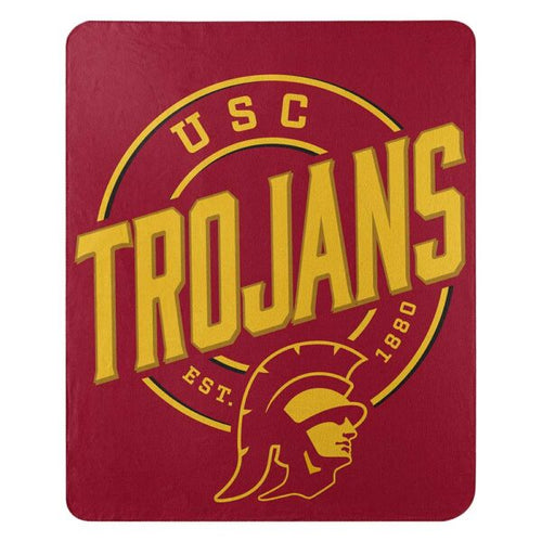 USC Trojans Campaign Fleece Blanket - walk-of-famesports