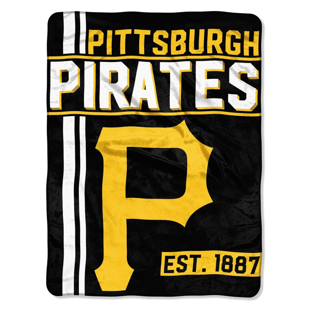 Pittsburgh Pirates Walk of Royal Raschel Throw Blanket