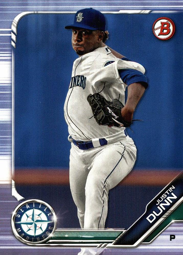 2019 Bowman Prospects J#UStin Dunn #BP-3 Seattle Mariners