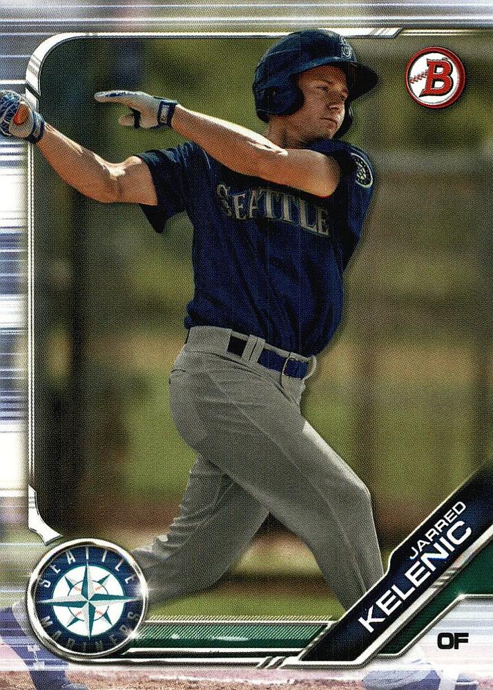 2019 Bowman Prospects Jarred Kelenic #BP-13 Seattle Mariners