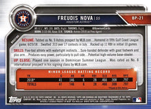 Load image into Gallery viewer, 2019 Bowman Prospects Freudis Nova #BP-21 HoUSton Astros
