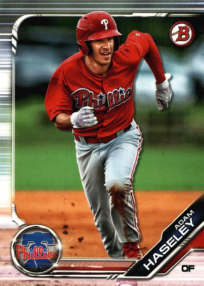 2019 Bowman Prospects Adam Haseley #BP-28 Philadelphia Phillies