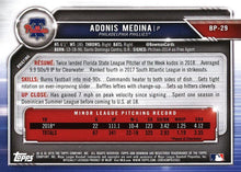 Load image into Gallery viewer, 2019 Bowman Prospects Adonis Medina #BP-29 Philadelphia Phillies
