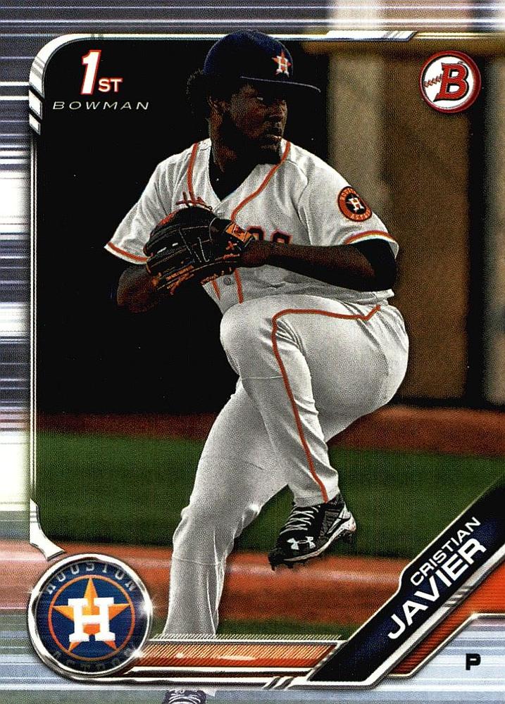 2019 Bowman Prospects Cristian Javier #BP-32 Ho#USton Astros