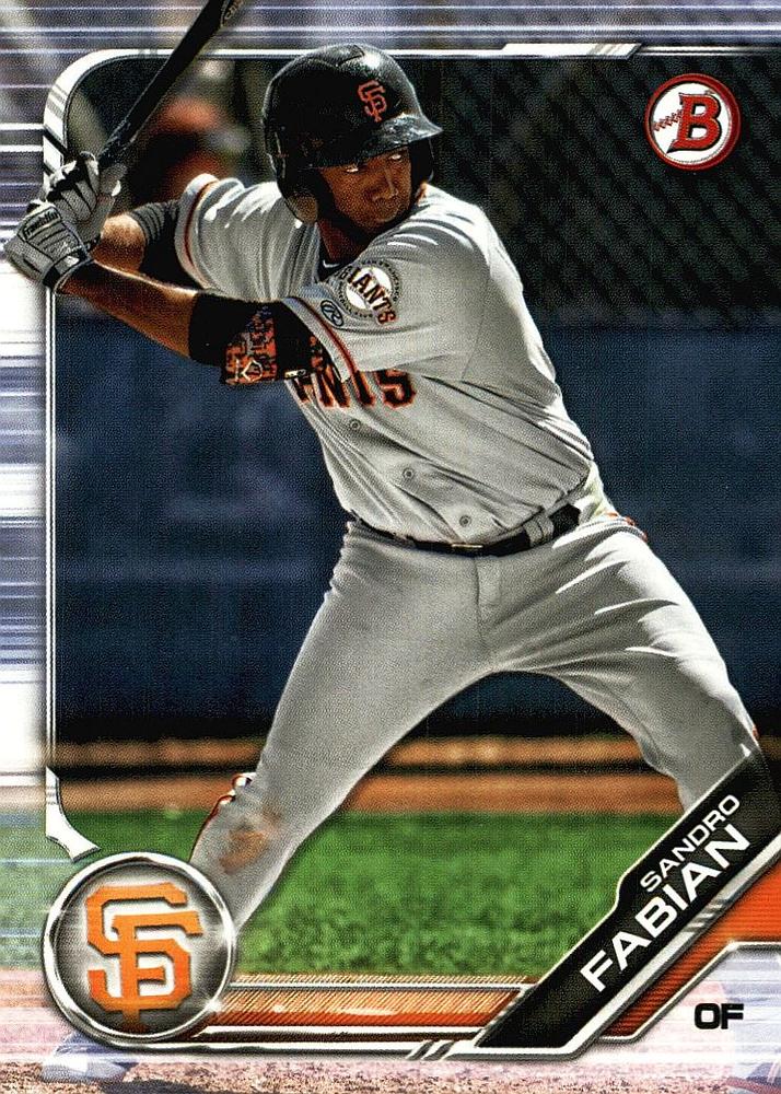 2019 Bowman Prospects Sandro Fabian #BP-38 San Francisco Giants