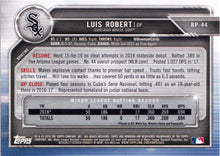 Load image into Gallery viewer, 2019 Bowman Prospects Luis Robert #BP-44 Chicago White Sox

