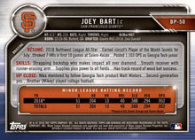 Load image into Gallery viewer, 2019 Bowman Prospects Joey Bart #BP-50 San Francisco Giants
