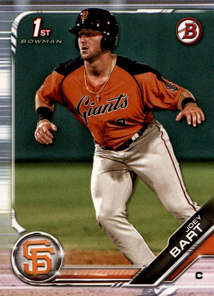 2019 Bowman Prospects Joey Bart #BP-50 San Francisco Giants