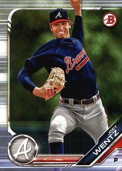 2019 Bowman Prospects Joey Wentz #BP-57 Atlanta Braves