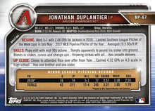 Load image into Gallery viewer, 2019 Bowman Prospects Jonathan Duplantier #BP-67 Arizona Diamondbacks
