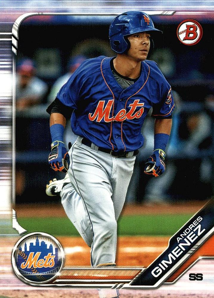 2019 Bowman Prospects Andres Gimenez #BP-77 New York Mets