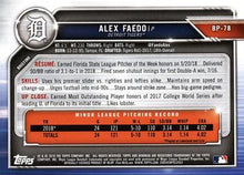 Load image into Gallery viewer, 2019 Bowman Prospects Alex Faedo #BP-78 Detroit Tigers
