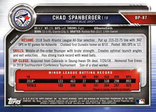 Load image into Gallery viewer, 2019 Bowman Prospects Chad Spanberger #BP-87 Toronto Blue Jays
