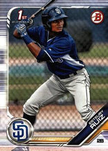 Load image into Gallery viewer, 2019 Bowman Prospects Esteury Ruiz #BP-89 San Diego Padres
