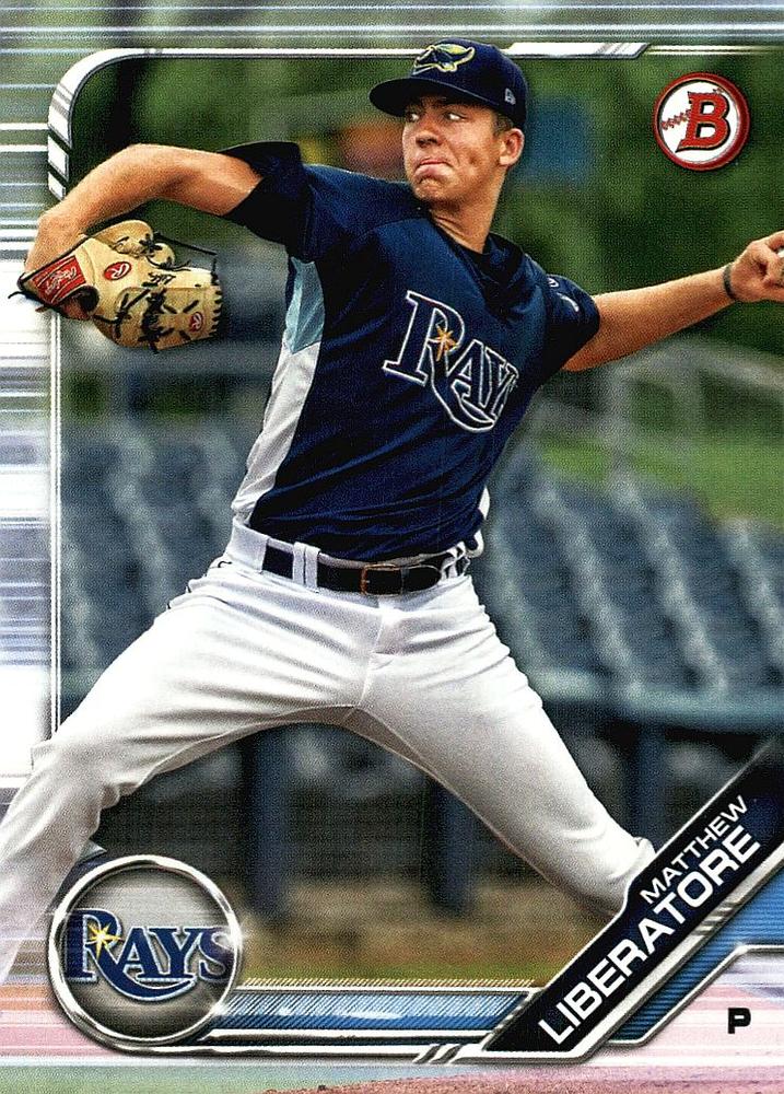 2019 Bowman Prospects Matthew Liberatore #BP-112 Tampa Bay Rays