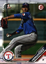 Load image into Gallery viewer, 2019 Bowman Prospects Jonathan Hernandez #BP-119 Texas Rangers
