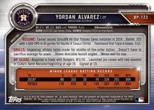 Load image into Gallery viewer, 2019 Bowman Prospects Yordan Alvarez #BP-123 Ho#USton Astros
