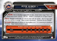 Load image into Gallery viewer, 2019 Bowman Prospects Peter Alonso #BP-127 New York Mets
