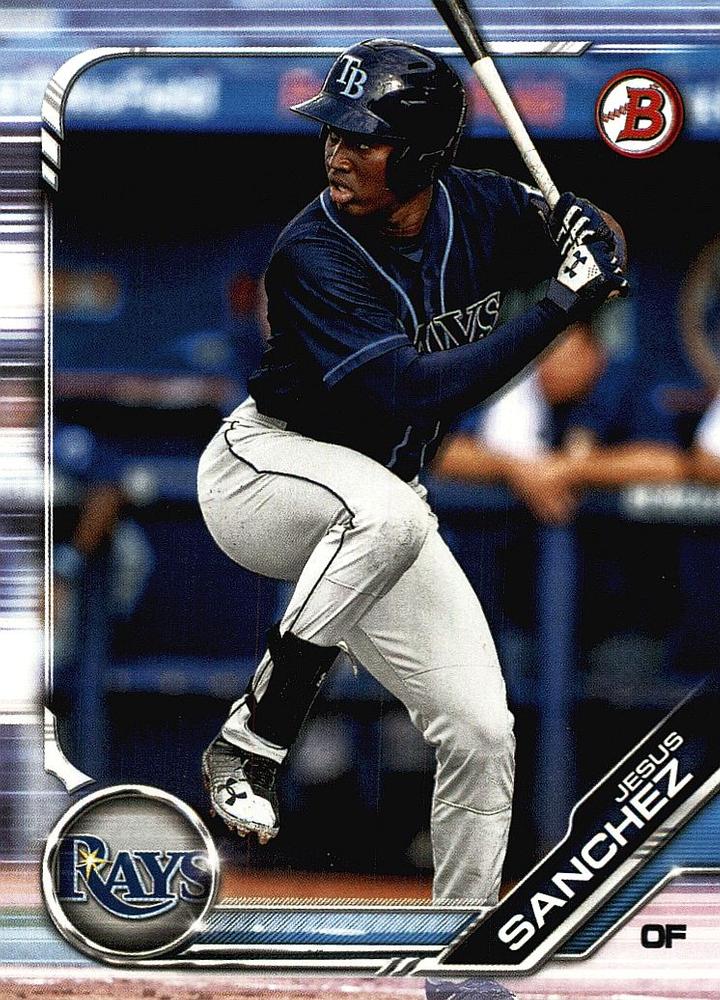 2019 Bowman Prospects Jes#US Sanchez #BP-135 Tampa Bay Rays