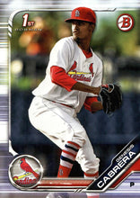 Load image into Gallery viewer, 2019 Bowman Prospects Genesis Cabrera #BP-142 St. Louis Cardinals
