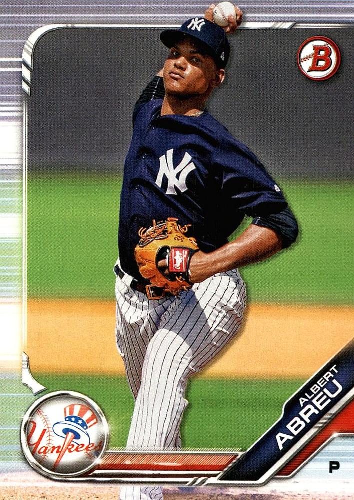 2019 Bowman Prospects Albert Abreu #BP-147 New York Yankees