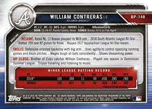Load image into Gallery viewer, 2019 Bowman Prospects William Contreras #BP-148 Atlanta Braves
