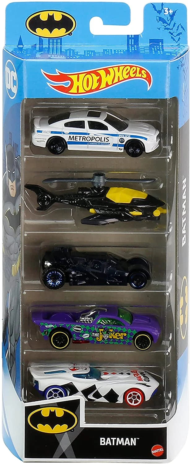 Hot Wheels Batman 5 Pack