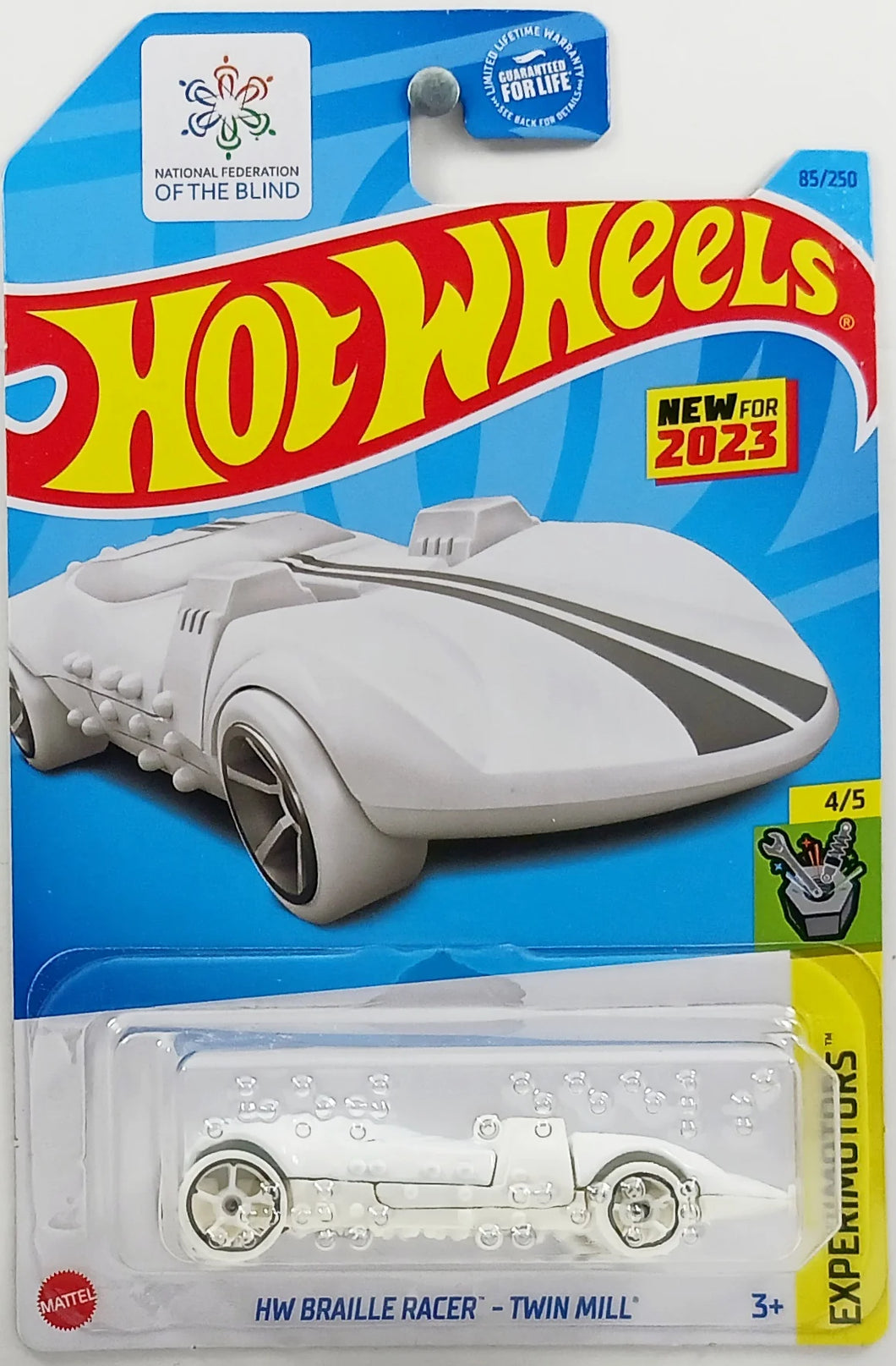 Hot Wheels HW Braille Racer - Twin Mill Experimotors 4/5, 85/250 White
