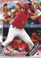 Load image into Gallery viewer, 2019 Bowman Draft Nolan Gorman BD-42 St. Louis Cardinals
