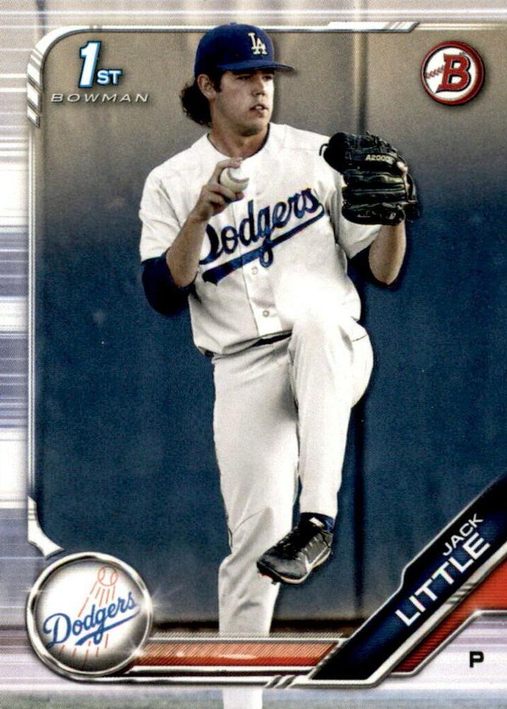 2019 Bowman Draft Jack Little FBC BD-43 Los Angeles Dodgers