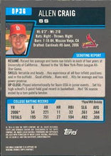 Load image into Gallery viewer, 2006 Bowman Draft Picks &amp; Prospects Chrome Draft Picks Allen Craig DP36 St. Louis Cardinals
