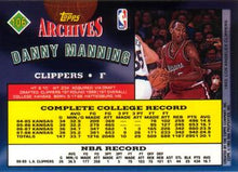 Load image into Gallery viewer, 1992-93 Topps Archives Danny Manning  #106 Los Angeles Clippers
