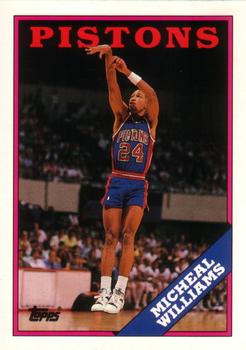 1992-93 Topps Archives Micheal Williams  #114 Detroit Pistons