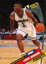 Load image into Gallery viewer, 1992-93 Topps Archives Larry Johnson DPK #11 Charlotte Hornets
