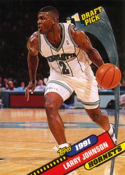 1992-93 Topps Archives Larry Johnson DPK #11 Charlotte Hornets