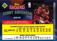 Load image into Gallery viewer, 1992-93 Topps Archives Kenny Anderson  #140 New Jersey Nets
