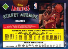 Load image into Gallery viewer, 1992-93 Topps Archives Stacey Augmon  #142 Atlanta Hawks
