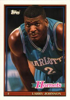 1992-93 Topps Archives Larry Johnson  #144 Charlotte Hornets