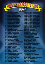 Load image into Gallery viewer, 1992-93 Topps Archives Checklist: 1-75 CL  #149
