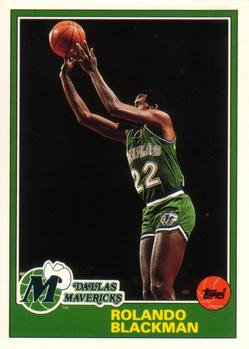 1992-93 Topps Archives Rolando Blackman  #14 Dallas Mavericks