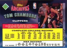 Load image into Gallery viewer, 1992-93 Topps Archives Tom Chambers  #15 San Diego Clippers
