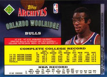 Load image into Gallery viewer, 1992-93 Topps Archives Orlando Woolridge  #22 Chicago Bulls

