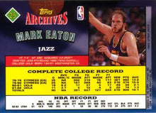 Load image into Gallery viewer, 1992-93 Topps Archives Mark Eaton  #25 Utah Jazz
